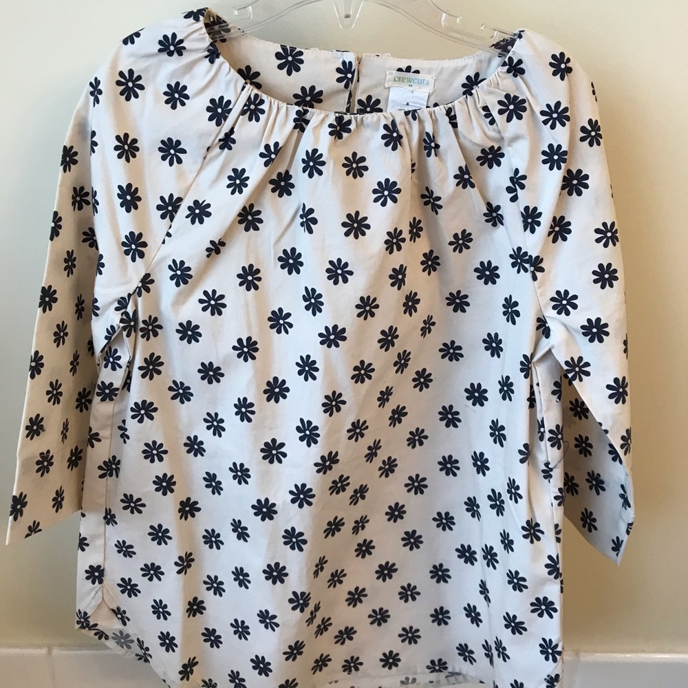 J. Crew kids - Crewcuts - long sleeve girls shirt